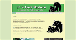 Desktop Screenshot of littlebearsplayhouse.com
